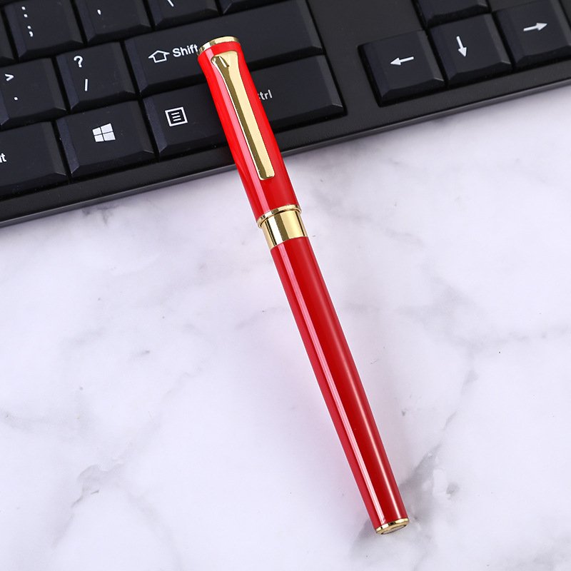 Factory direct selling metal ballpoint pen office business neutral pen creative advertising gift laser logo