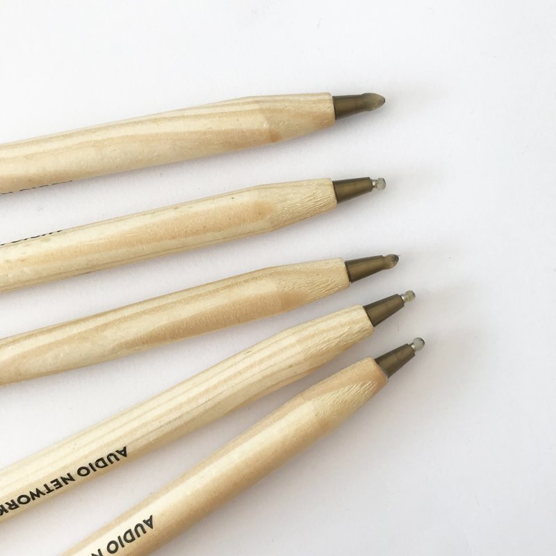 Custom logo promotional wooden ballpoint pen drumstick pens