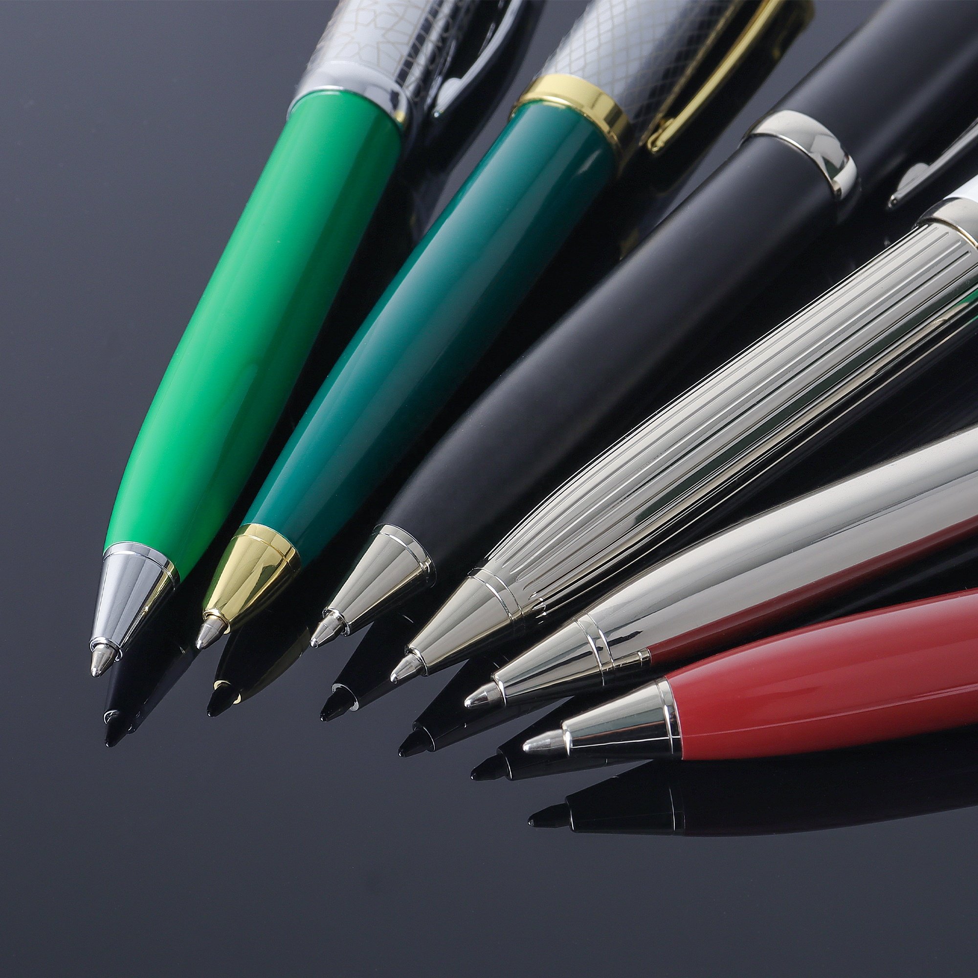 custom logo high quality women men gift pen set luxury metal ballpoint pen