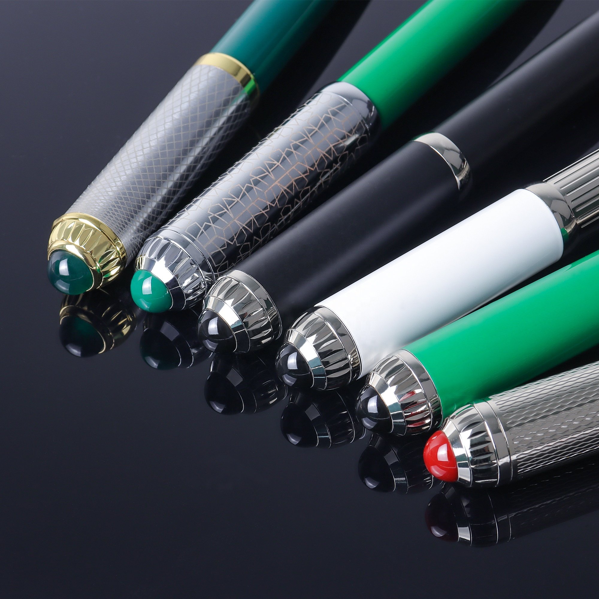custom logo high quality women men gift pen set luxury metal ballpoint pen