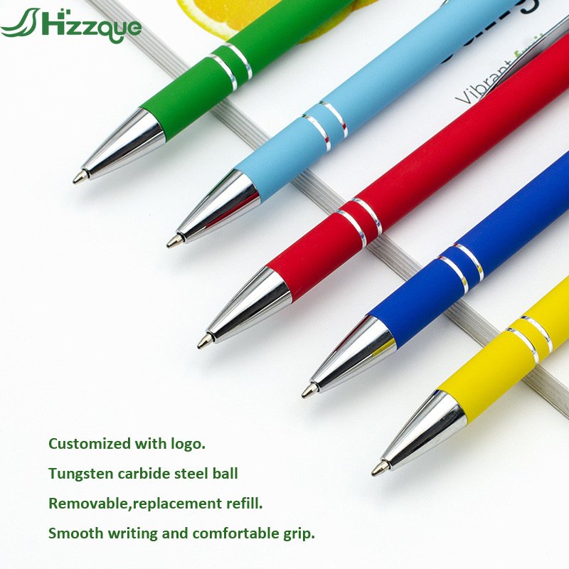 1.00mm Wholesale promotion custom logo slogan metal ballpoint pen ball pen promotional advertising pen