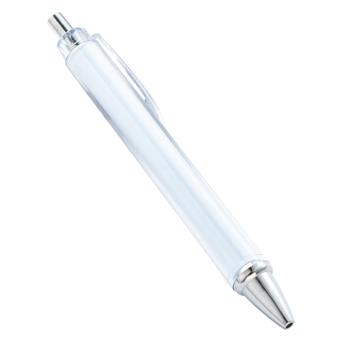 Office Supplies Ballpoint Pen press insert paper advertising pen manufacturers wholesale transparent 1.0mm Ball Point Pens