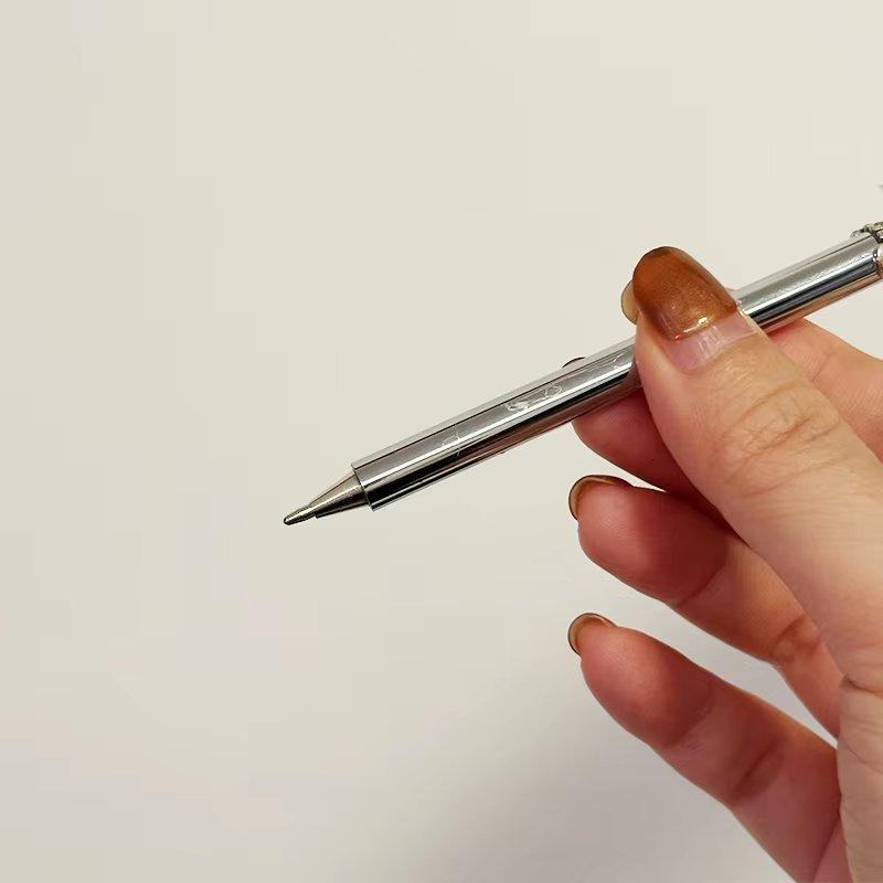 Customized Grey Color Wedding Pen Black Ink Signature Ostrich Feather Quill Ballpoint Pen