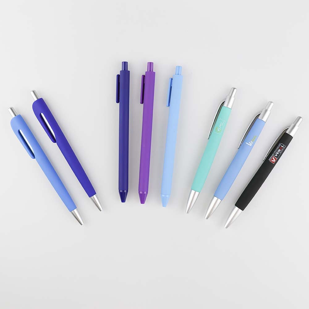 GemFully b2bchina office supplier pastel color pen promotional plastic ball point pen better quality
