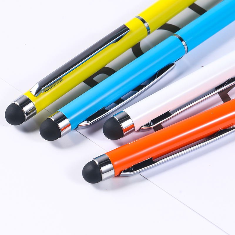 Custom Logo Metal Super Thin Ballpoint Touch screen Stylus Pen Promotional Items Personalized Branded Gifts China Manufacturer