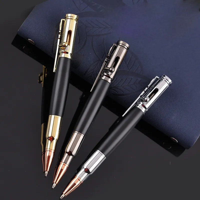 Creative Fun Novelty Real Wood Rosewood Purple Sandalwood Bolt Action Tactical Pen Custom Logo Gun Shape Ball Point Pen