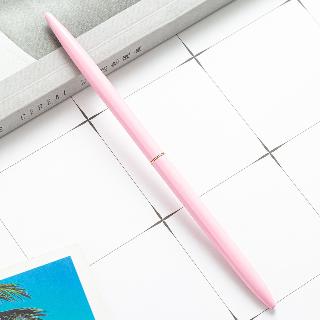 Ready Stock Wholesale Metal Desk Pens Ballpoint Pens Advertising Pens Custom Logo