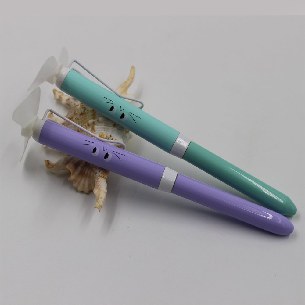 Factory Full Metal Material Multi-Function Pen Novelty Ballpoint Pen with Fan Design Multicolor Options Office School Supplies
