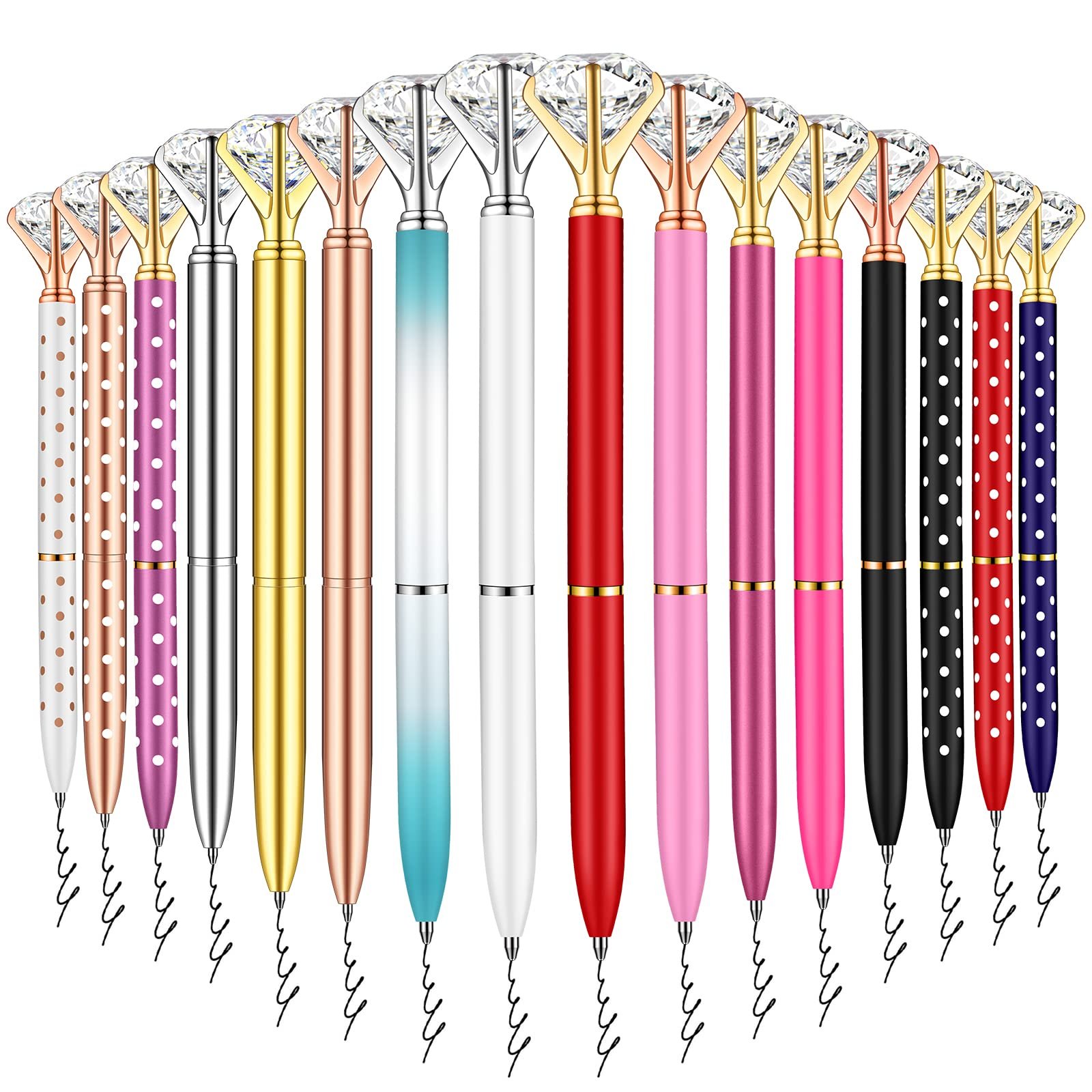 Rose gold 8PCS set custom metal ballpoint pens custom pens with custom logo stationery