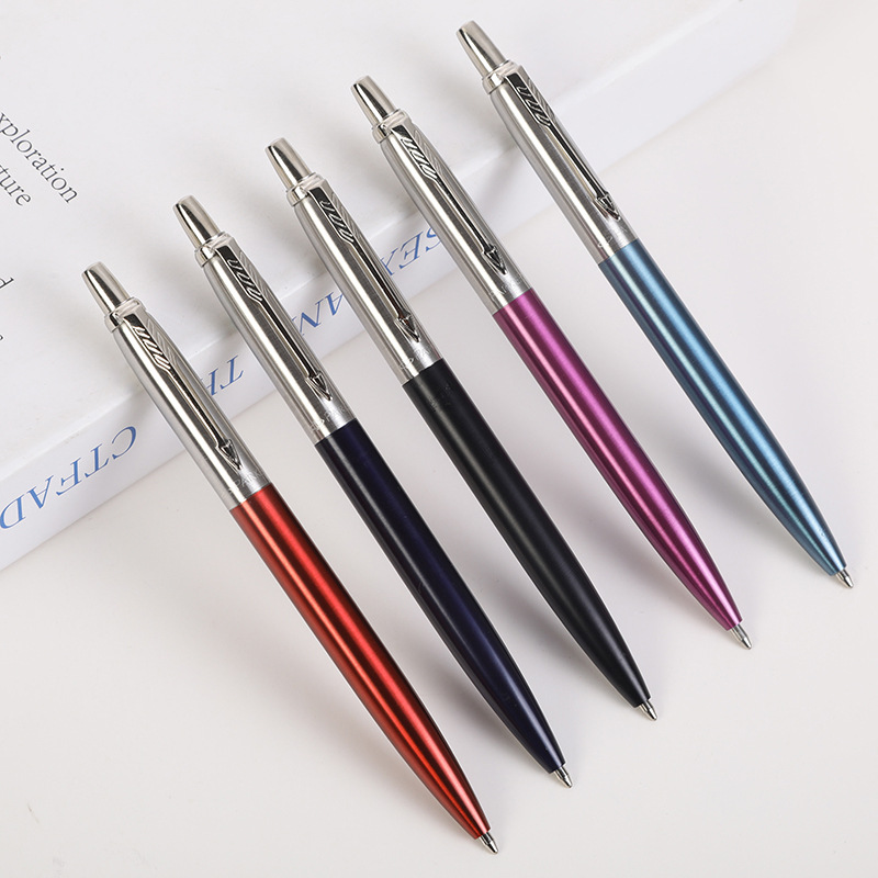 X1101-1 Factory Sale Luxury High Quality Parker Pen Custom Logo Business Parker Ballpoint Pen Parker Jotter Stainless Steel Ball