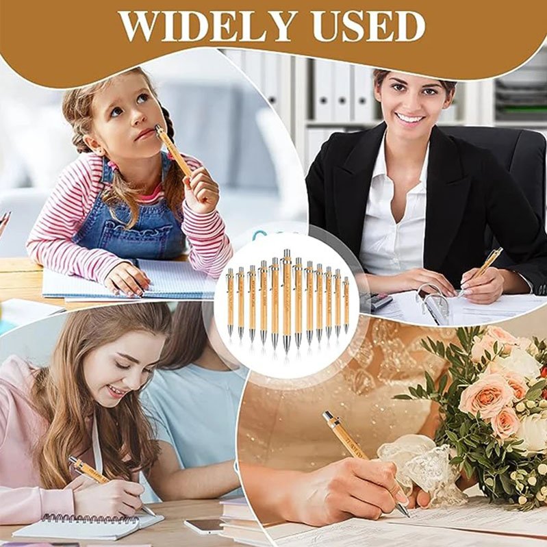 Personalized Bamboo Pens with Logos Eco Friendly Bamboo Ballpoint Pen Bamboo Stylus Ball Pen for Promotion Gift