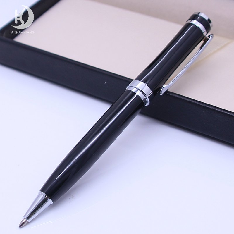 JQ-62 Luxury custom logo best fancy gift for professional writer executive smooth ballpoint writing pen signature metal pen set