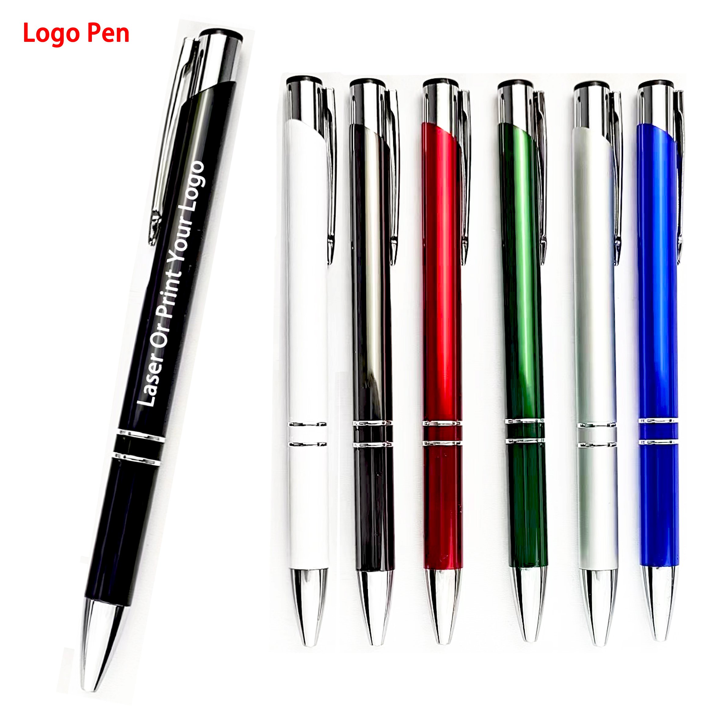Metal stock lots without NOQ ball point advertising promotion metal ballpointpen