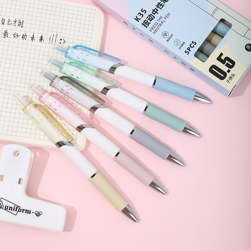 School stationery supplies, press brush questions, neutral pens, student ballpoint pens, office signature pens, wholesale