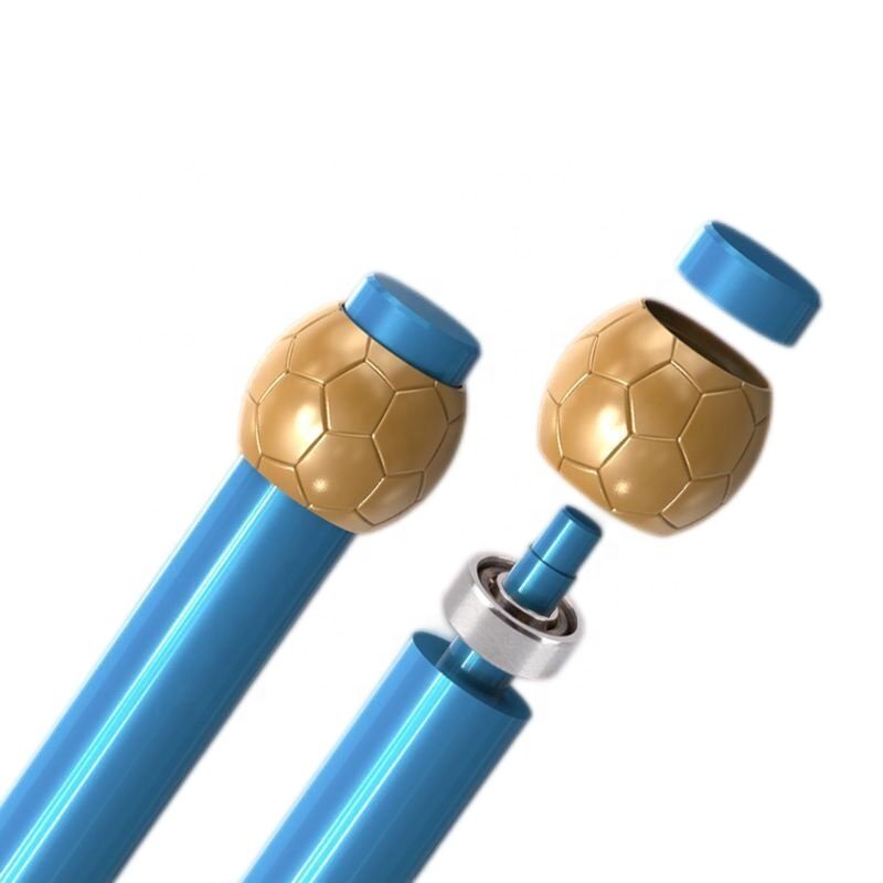 Novelty high quality heavy metal rolling twist funny toy office stress relief spinning pen ball pen metal