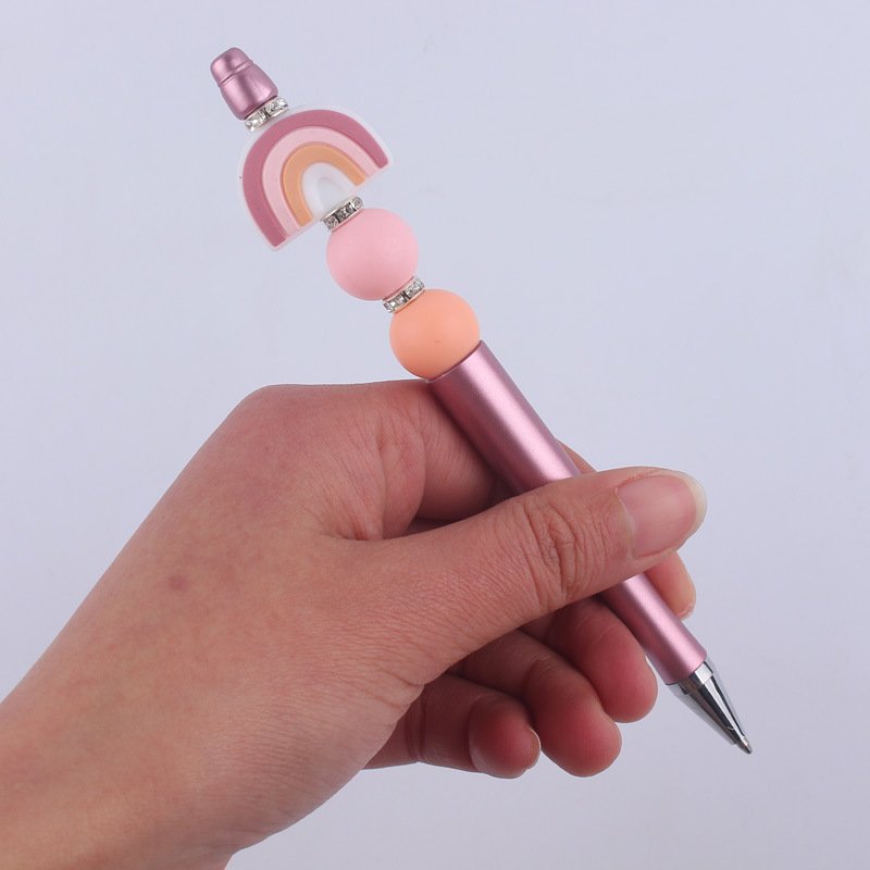 In stock Creative Ballpoint Pen Charms School Supplies Silicone Pen For Gift