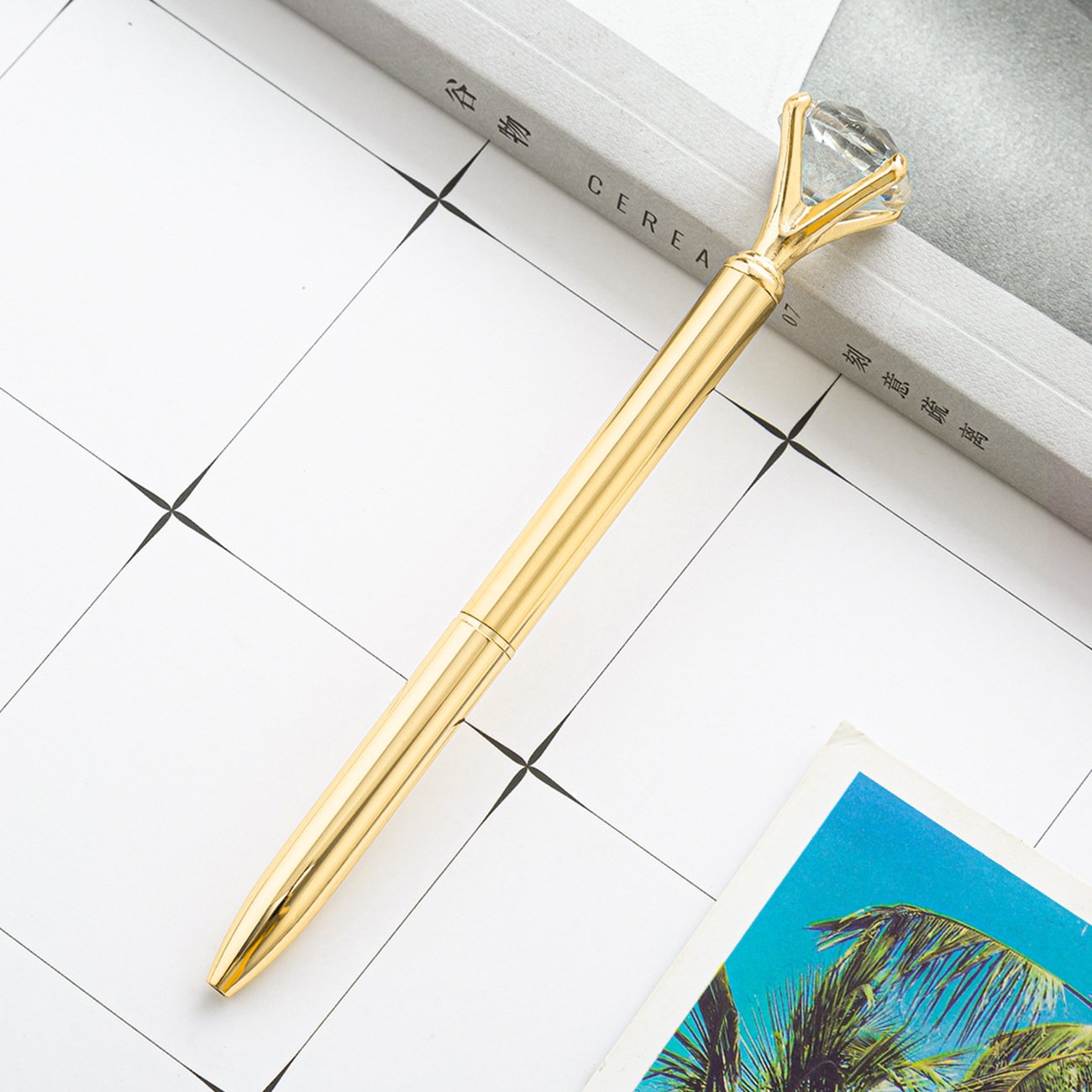 Wholesale Promotional Crystal Ball Pen Custom Special Design Ballpoint Pen