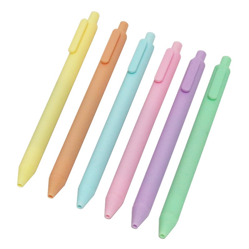 Wholesale 2024 Custom Multicolored Rubber Coated Ballpoint Pens Best Cheap Option with OEM Custom Printed Logo Stationery