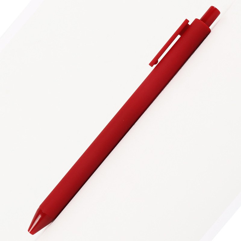 Wholesale 2024 Custom Multicolored Rubber Coated Ballpoint Pens Best Cheap Option with OEM Custom Printed Logo Stationery