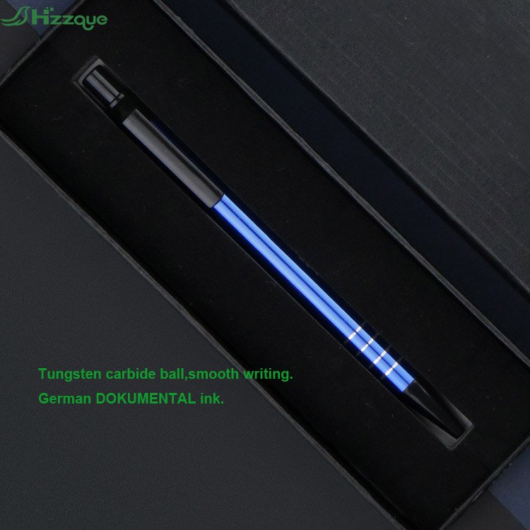Custom Logo Metal Ballpoint Pen for Office and Hotel Use