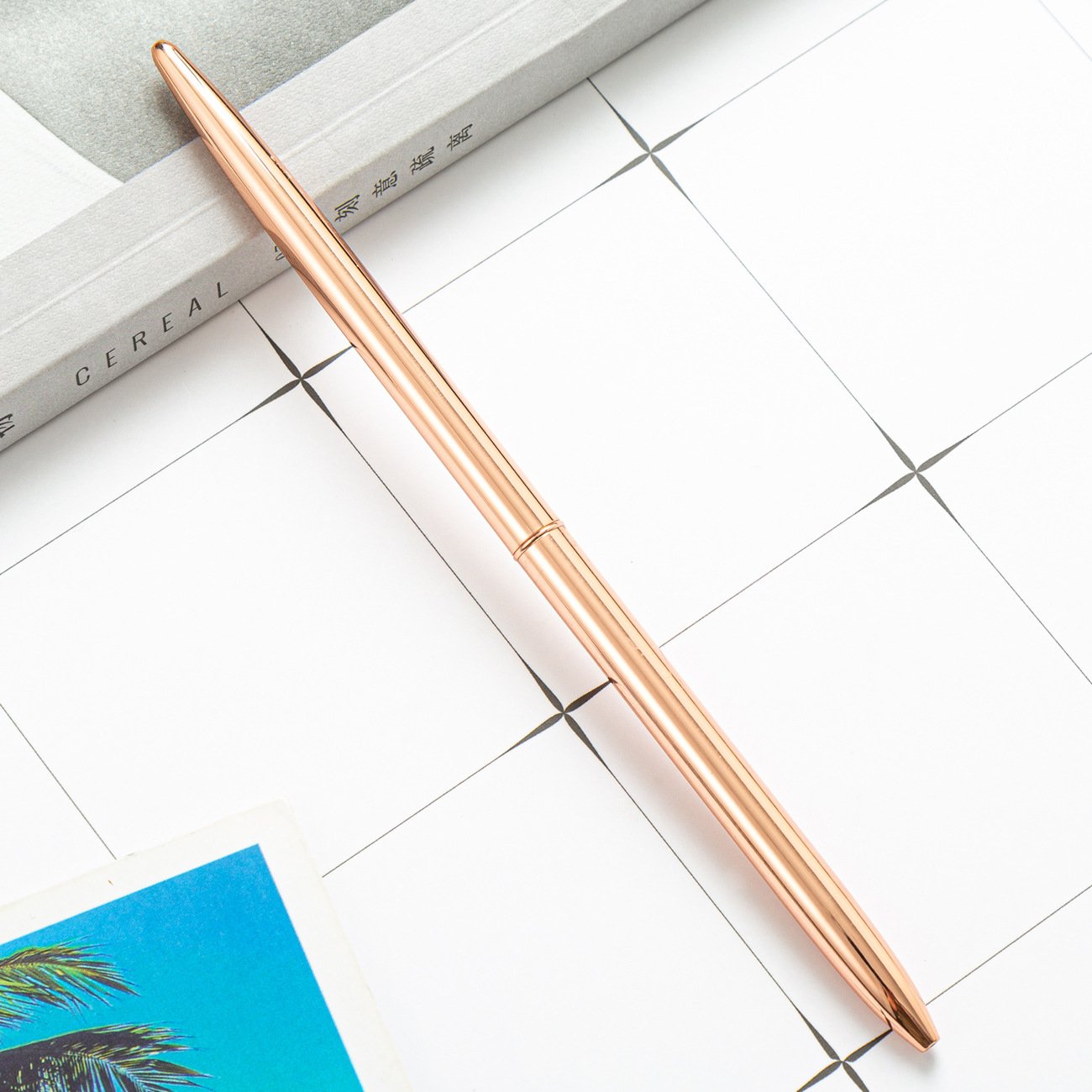Mini Slim 11g Ballpoint Pen Business Office Oil Advertising Pens 0.5 mm Writing Novelty Notepad Opp Bag School Office Use OEM