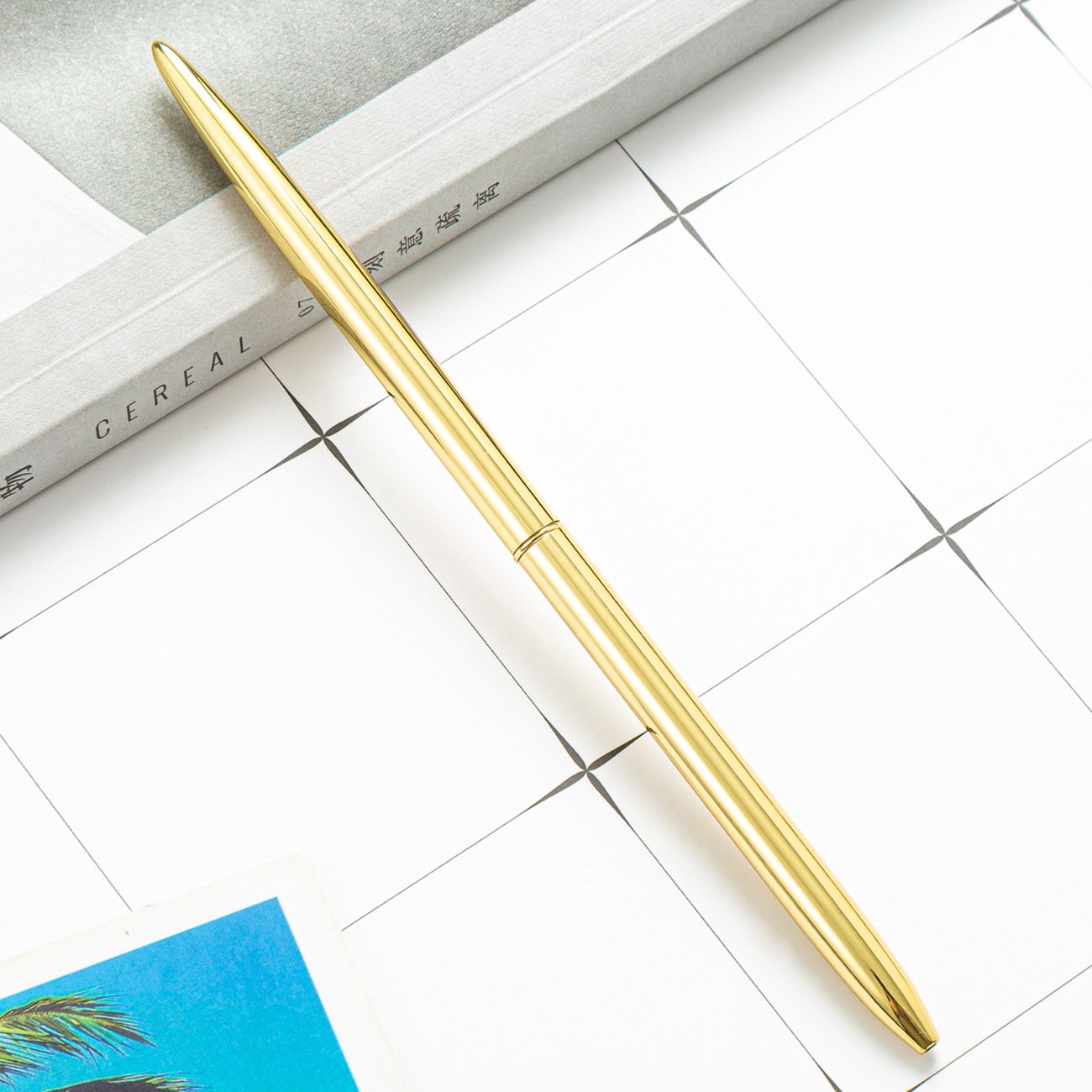 Mini Slim 11g Ballpoint Pen Business Office Oil Advertising Pens 0.5 mm Writing Novelty Notepad Opp Bag School Office Use OEM