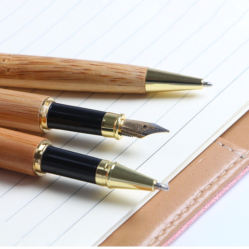 hot selling nature energel laser engraving pen environmental protection wooden custom ballpoint pens