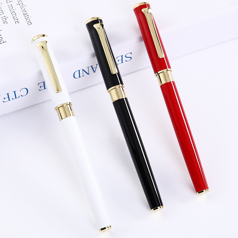Wholesale 0.5 mm High Quality Full Metal Signature Pen Office Gift Gel Pen Ballpoint Pen