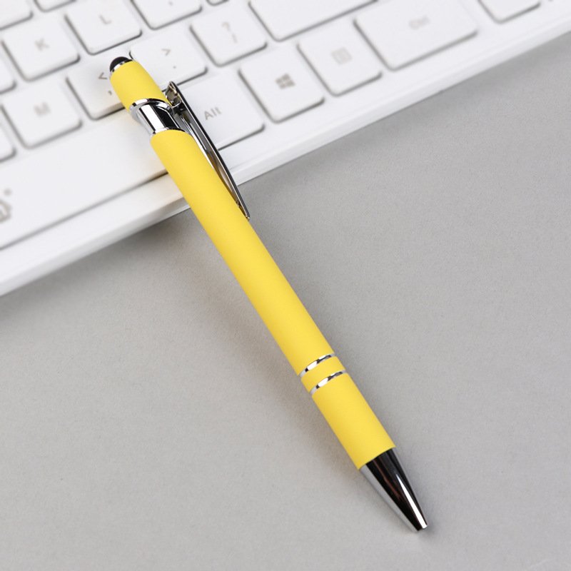 2025 NEW Promotional New Multifunction Ball Stylus Soft Touch Screen Pen 2 In 1 With Custom Logo Metal Ballpoint Pens