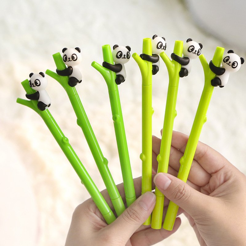 Cute Panda Shape Gel Pen 0.5mm Black Ink Pen Canetas Criativa Kawaii Stationery Office School Supplies