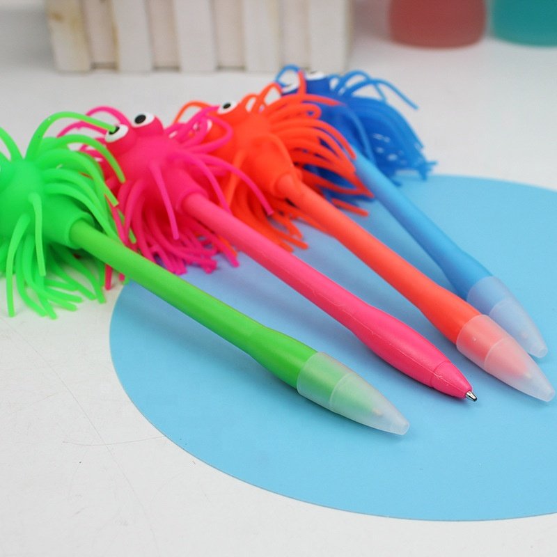 Kawaii Pen With Silicone Sea Urchin Pen Ballpoint Pen For School Supplies Stationery
