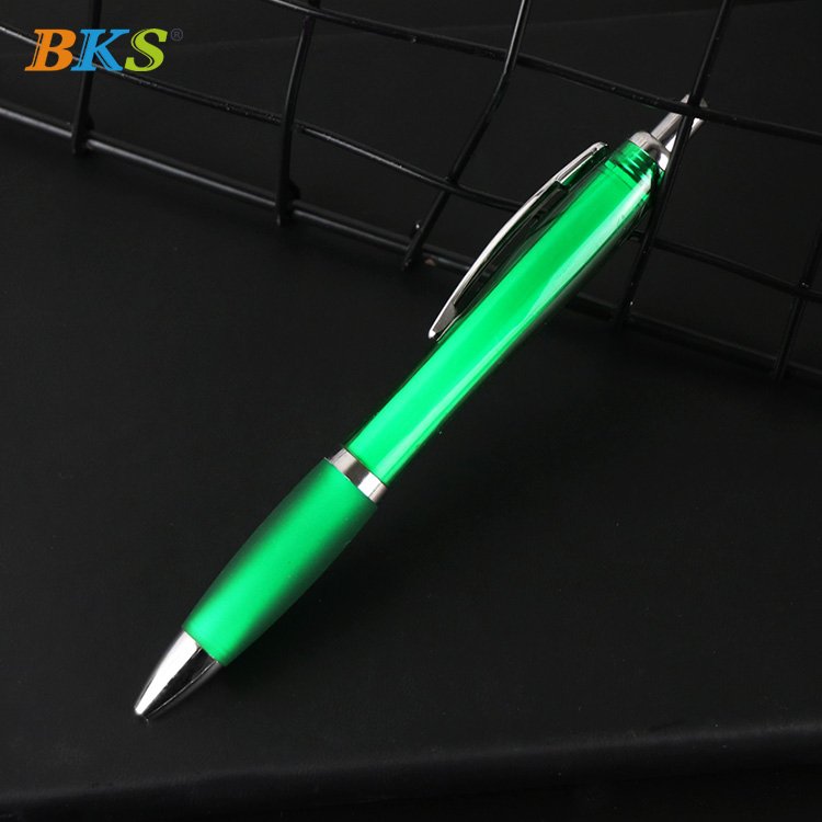BKS Best selling gift cheap plastic promotional ballpoint pen wholesale ball pens with custom logo print
