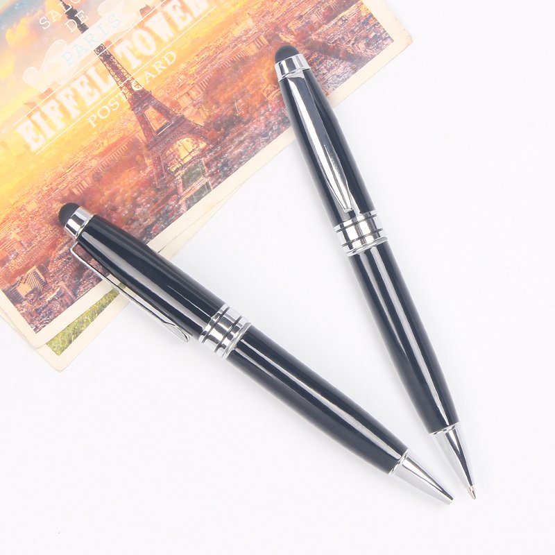 Hot selling metal pen with customize logo ballpoint pen with stylus touch pen