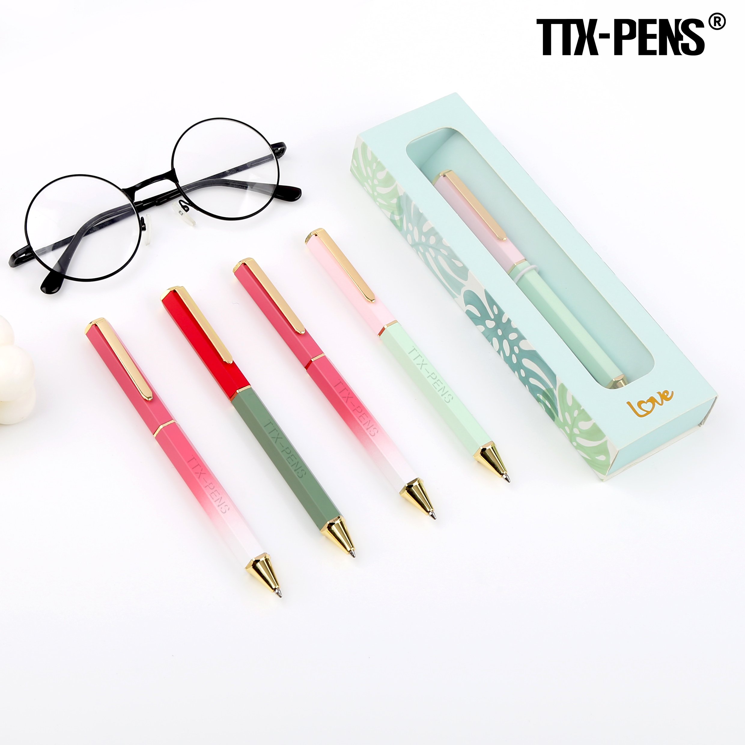 TTX High Quality Officer Signature Custom Luxury Metal Hotel Ballpoint Pen With Logo
