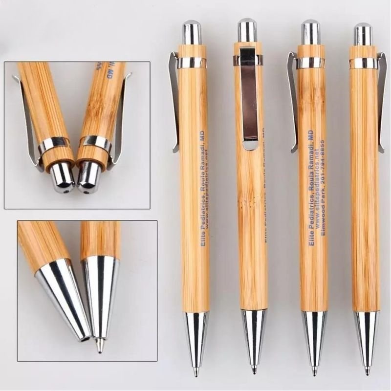 Wholesale Hot Sales cheap high quality Eco Friendly bamboo pen wood ballpoint pen-custom logo laser engraved custom logo