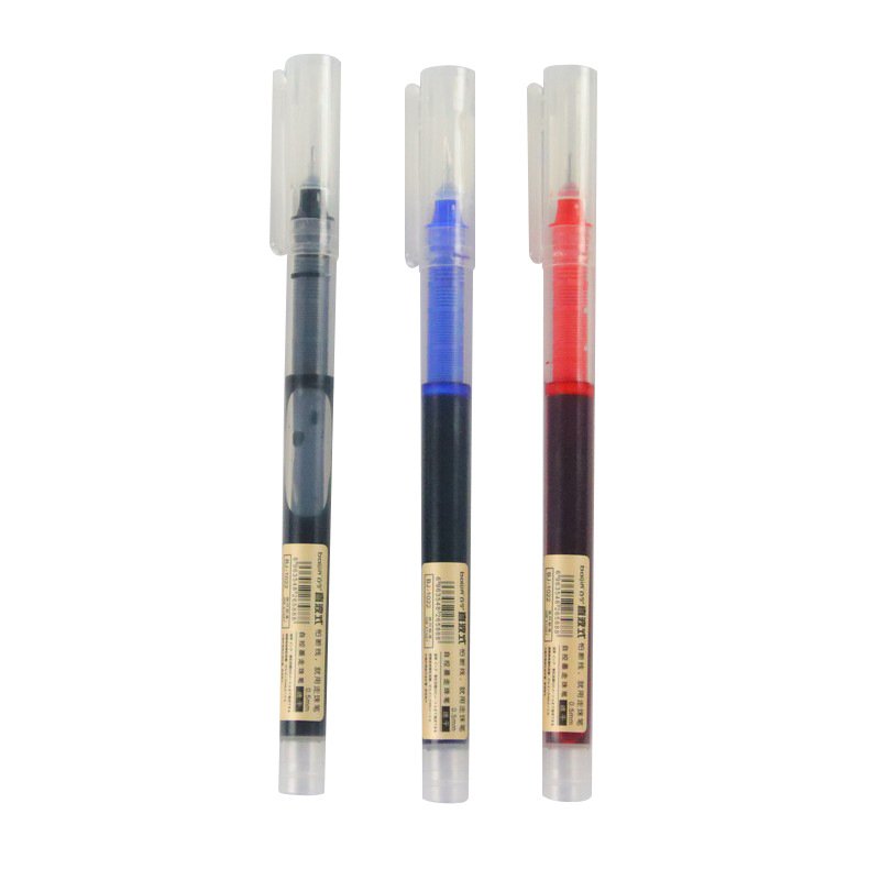 Direct Liquid Ballpoint Pen Quick Drying Neutral Pen Large Capacity Student Office Signature Pen Wholesale