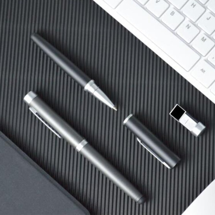 NM-078 3 in 1 USB Flash Drive Metal Stylus Ball Pen USB Flash Drive with Ballpoint Pen/8GB 16GB 64GB