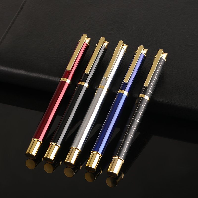 Factory Price Stationery Goods China Custom Metal Rollerball Pens Varierty Bleu Red Pen with OEM Logo