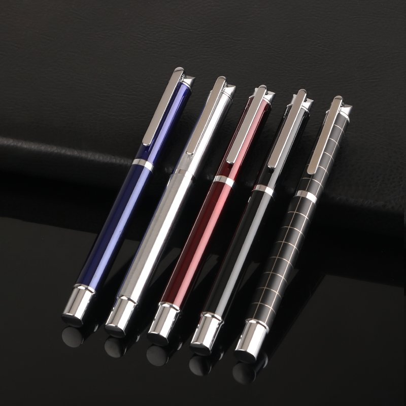 Factory Price Stationery Goods China Custom Metal Rollerball Pens Varierty Bleu Red Pen with OEM Logo