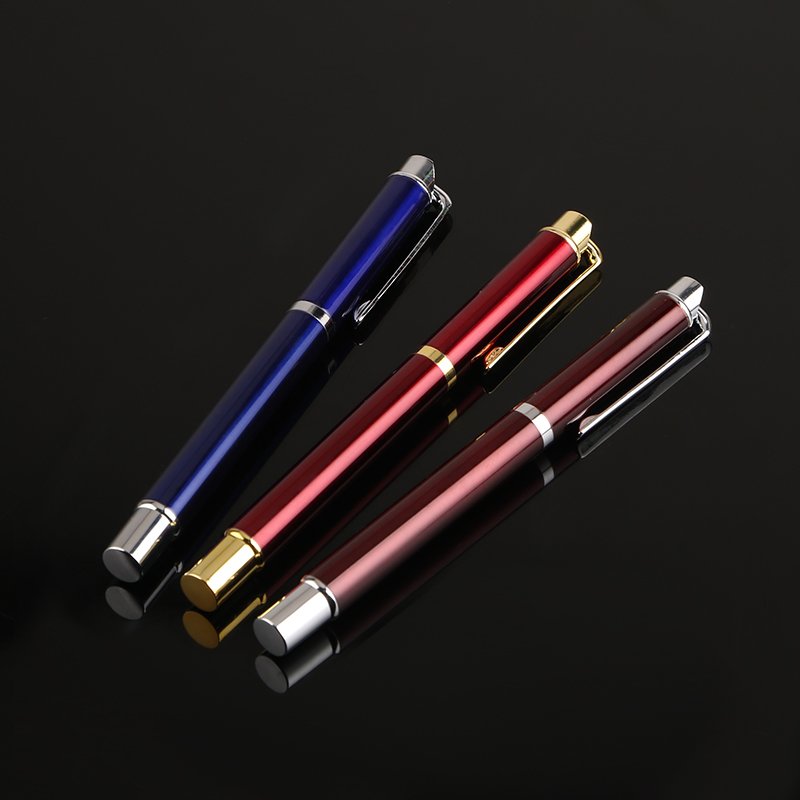 Factory Price Stationery Goods China Custom Metal Rollerball Pens Varierty Bleu Red Pen with OEM Logo
