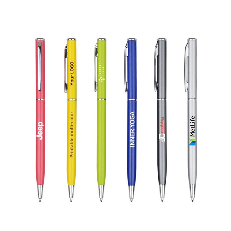 wholesale Customized Writing Width Multi-Functional Promotional Metal Pens Custom Logo ballpoint pen