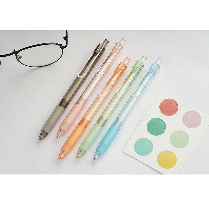 Color advertising Enterprise Logo High-end Gift pen Morandi Color Customized Gel Pen