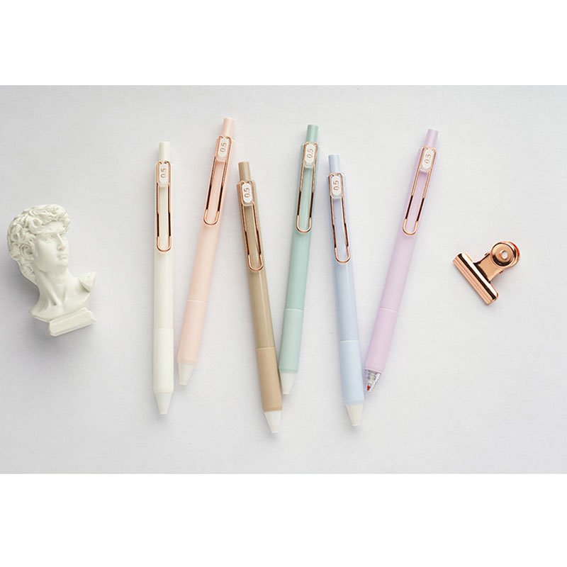 Color advertising Enterprise Logo High-end Gift pen Morandi Color Customized Gel Pen