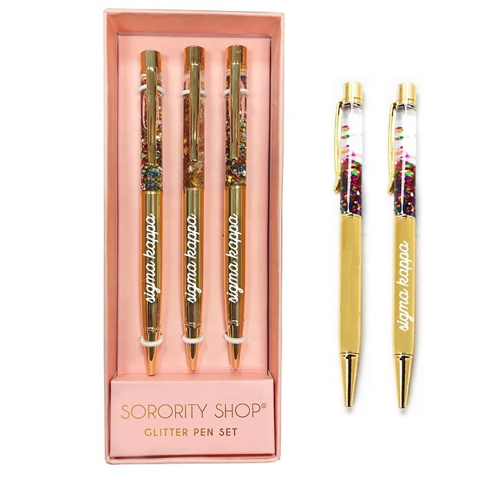 hot sale for retail custom logo metal ballpoint pen set of three pen set with gift box