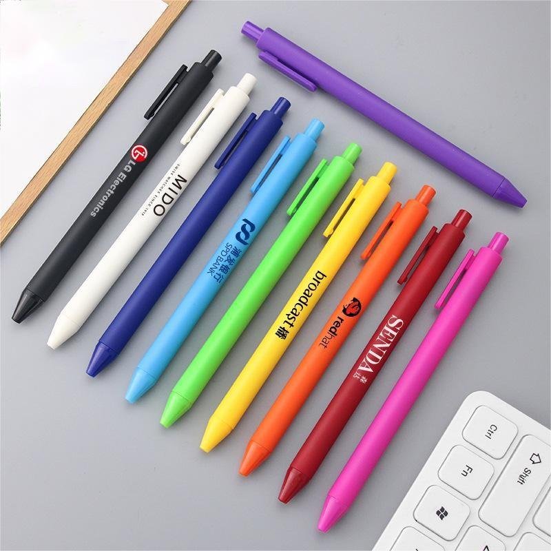 Hot-Selling Custom Logo Ballpoint Pens Simple Promotional Gift Pens with Cheap Customization