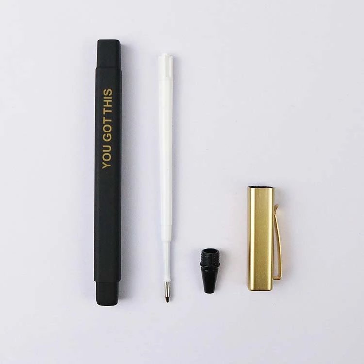 High quality Hot selling luxury gold clip rubber square hotel ball pen with custom logo ballpoint pen stylo promotional pens