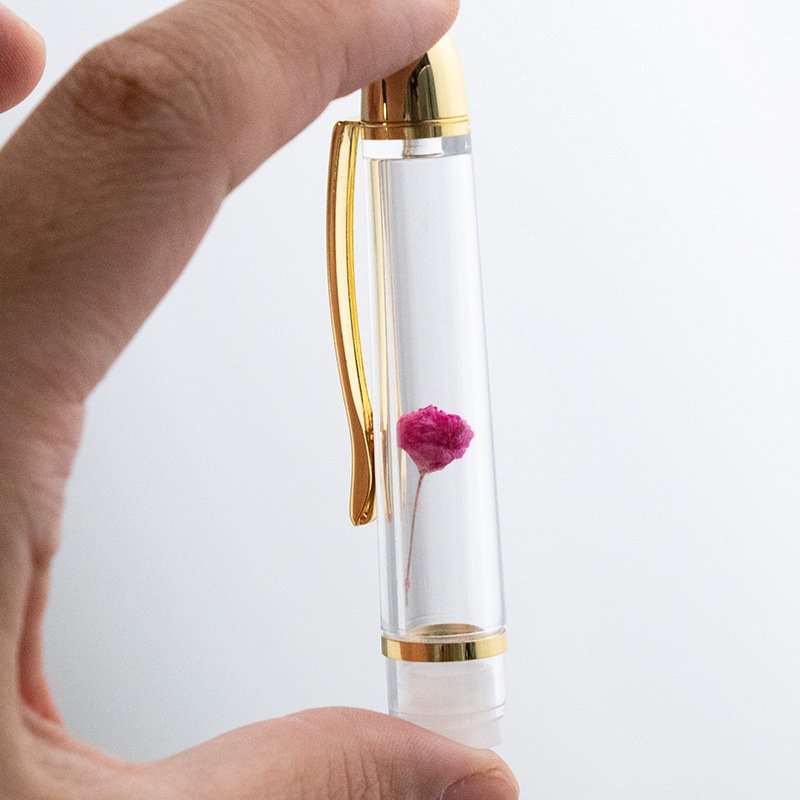 Thick Coarse Fat Empty Tube Ballpoint Pen YiWu Color Rose Gold DIY can filling Glitter Ball Pens With Custom Logo