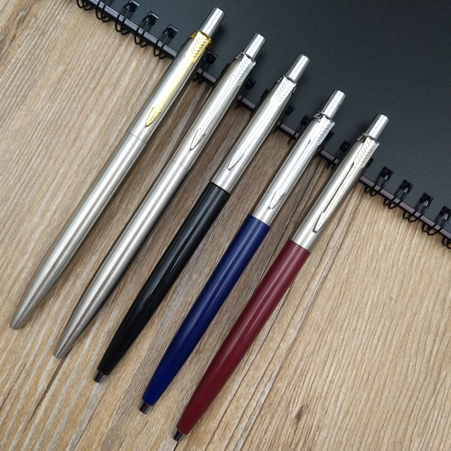 Promotional metal click ball pen parker jotter ball pens