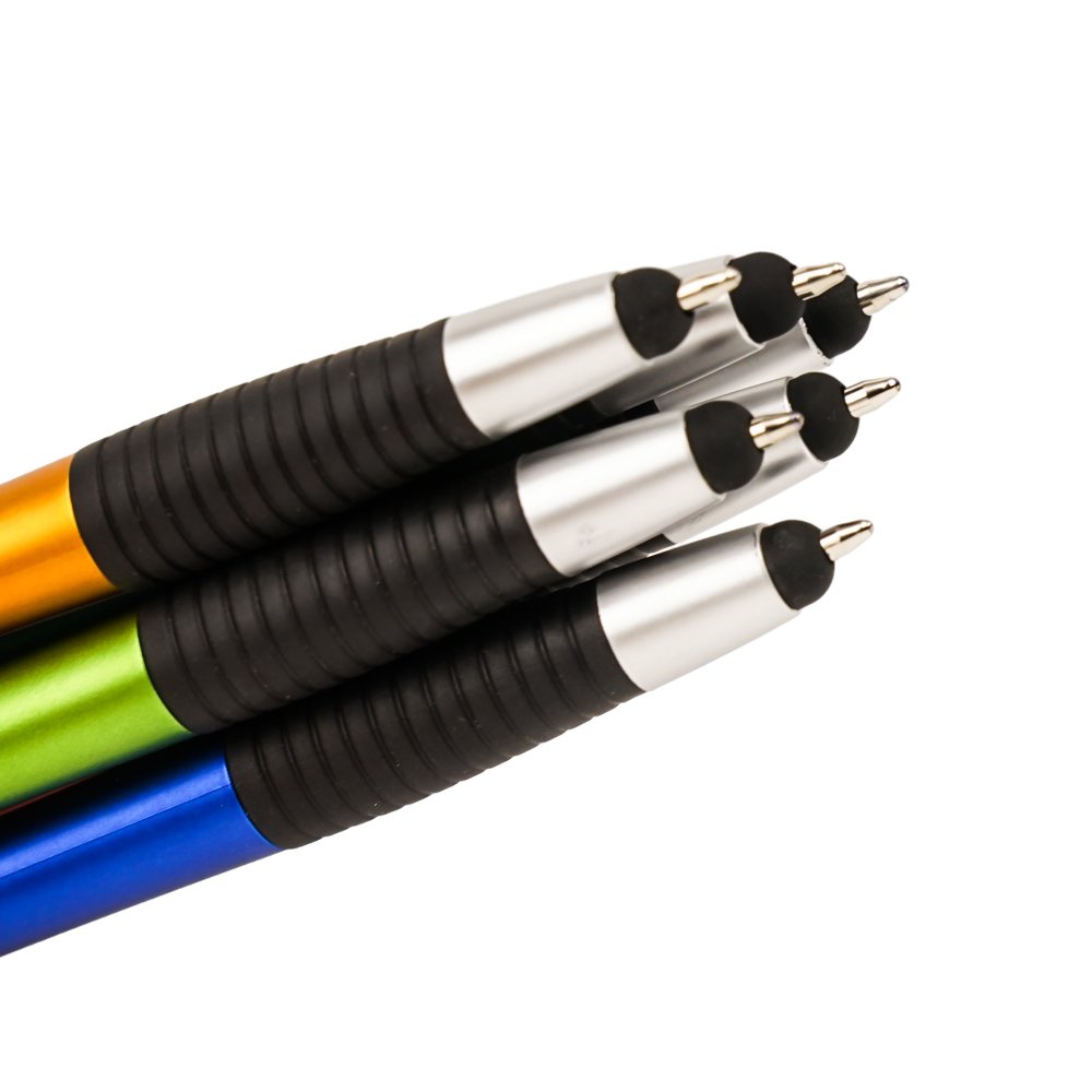 Hot Sale Eco Friendly School Office Ballpoint Pen With Stylus Tip 2 In 1 Stylus Ballpoint Pen For Promotional