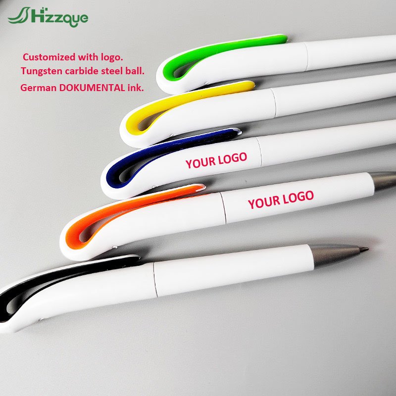 Manufacturer Wholesale Multi-colour Personalized 1.00mm Plastic Ballpoint Pen With Custom Logo